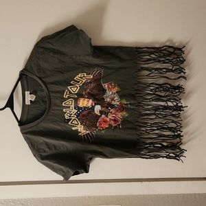 World tour 1991 crop top M